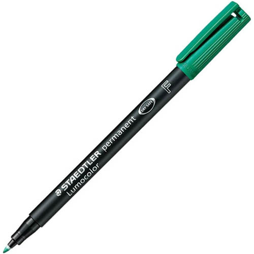 Image for STAEDTLER 318 LUMOCOLOR PERMANENT MARKER BULLET 0.6MM GREEN from MOE Office Products Depot Mackay & Whitsundays
