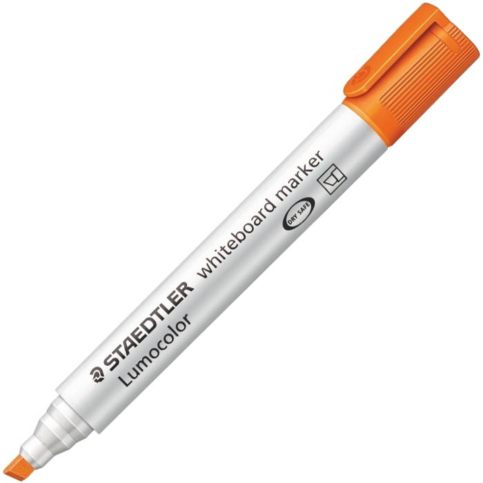 Image for STAEDTLER 341 LUMOCOLOR COMPACT WHITEBOARD MARKER BULLET ORANGE BOX 10 from MOE Office Products Depot Mackay & Whitsundays