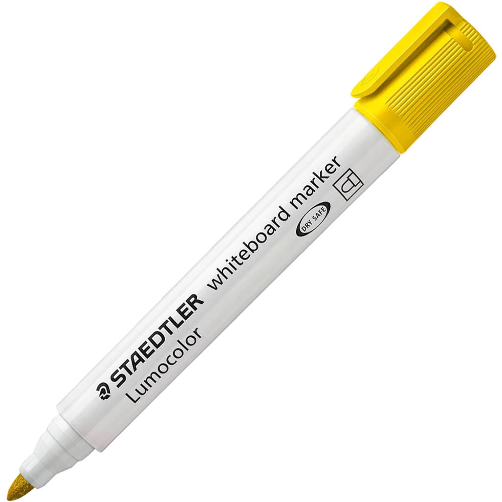 Image for STAEDTLER 351 LUMOCOLOR WHITEBOARD MARKER BULLET YELLOW from MOE Office Products Depot Mackay & Whitsundays