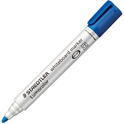 Image for STAEDTLER 351 LUMOCOLOR WHITEBOARD MARKER BULLET BLUE from Ross Office Supplies Office Products Depot
