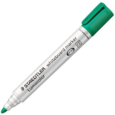 Image for STAEDTLER 351 LUMOCOLOR WHITEBOARD MARKER BULLET GREEN from MOE Office Products Depot Mackay & Whitsundays