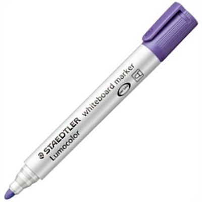 Image for STAEDTLER 351 LUMOCOLOR WHITEBOARD MARKER BULLET VIOLET from Ross Office Supplies Office Products Depot