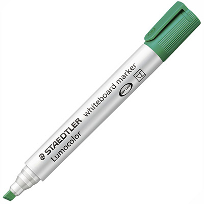 Image for STAEDTLER 351 LUMOCOLOR WHITEBOARD MARKER CHISEL GREEN from Office Products Depot