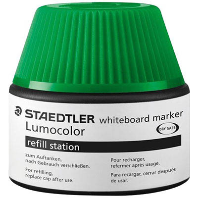 Image for STAEDTLER 488-51 LUMOCOLOR WHITEBOARD MARKER REFILL STATION 20ML GREEN from MOE Office Products Depot Mackay & Whitsundays