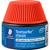 staedtler 488 64 textsurfer classic marker refill station 30ml red