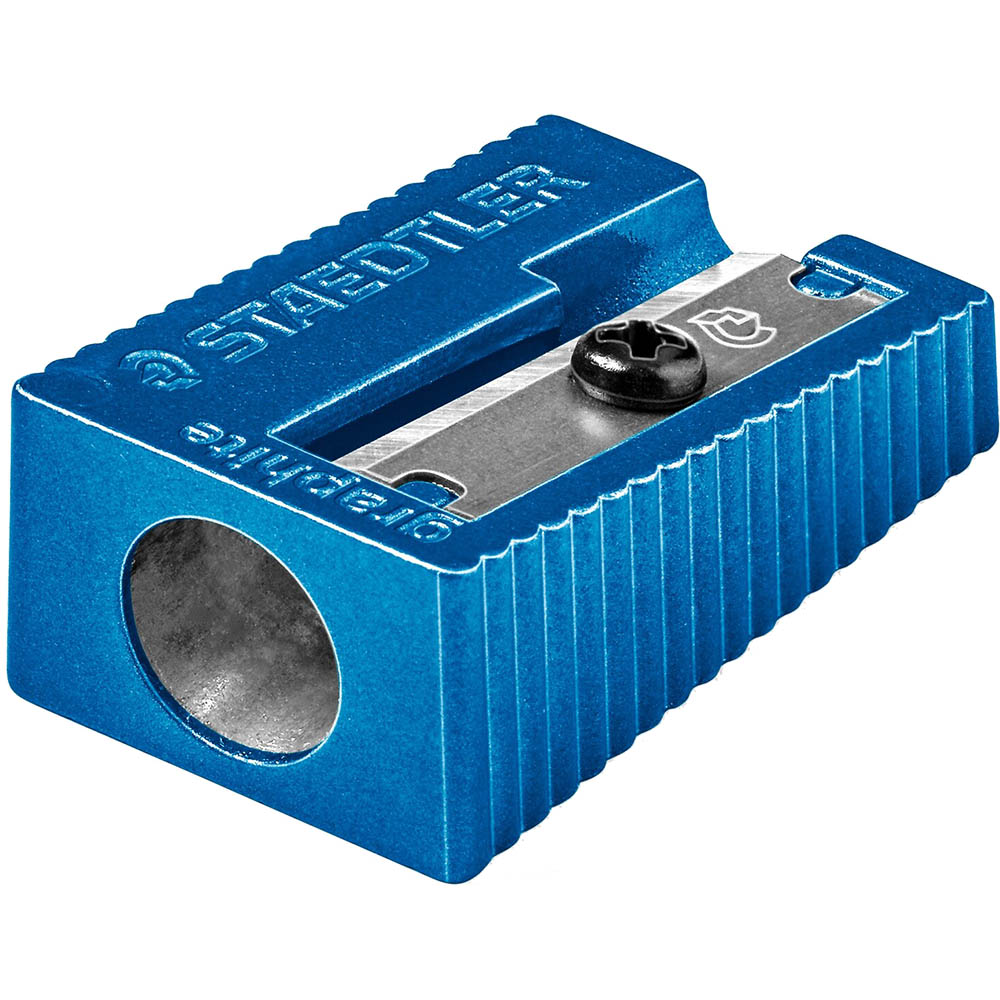 Image for STAEDTLER 510 PENCIL SHARPENER 1-HOLE METAL ASSORTED from MOE Office Products Depot Mackay & Whitsundays