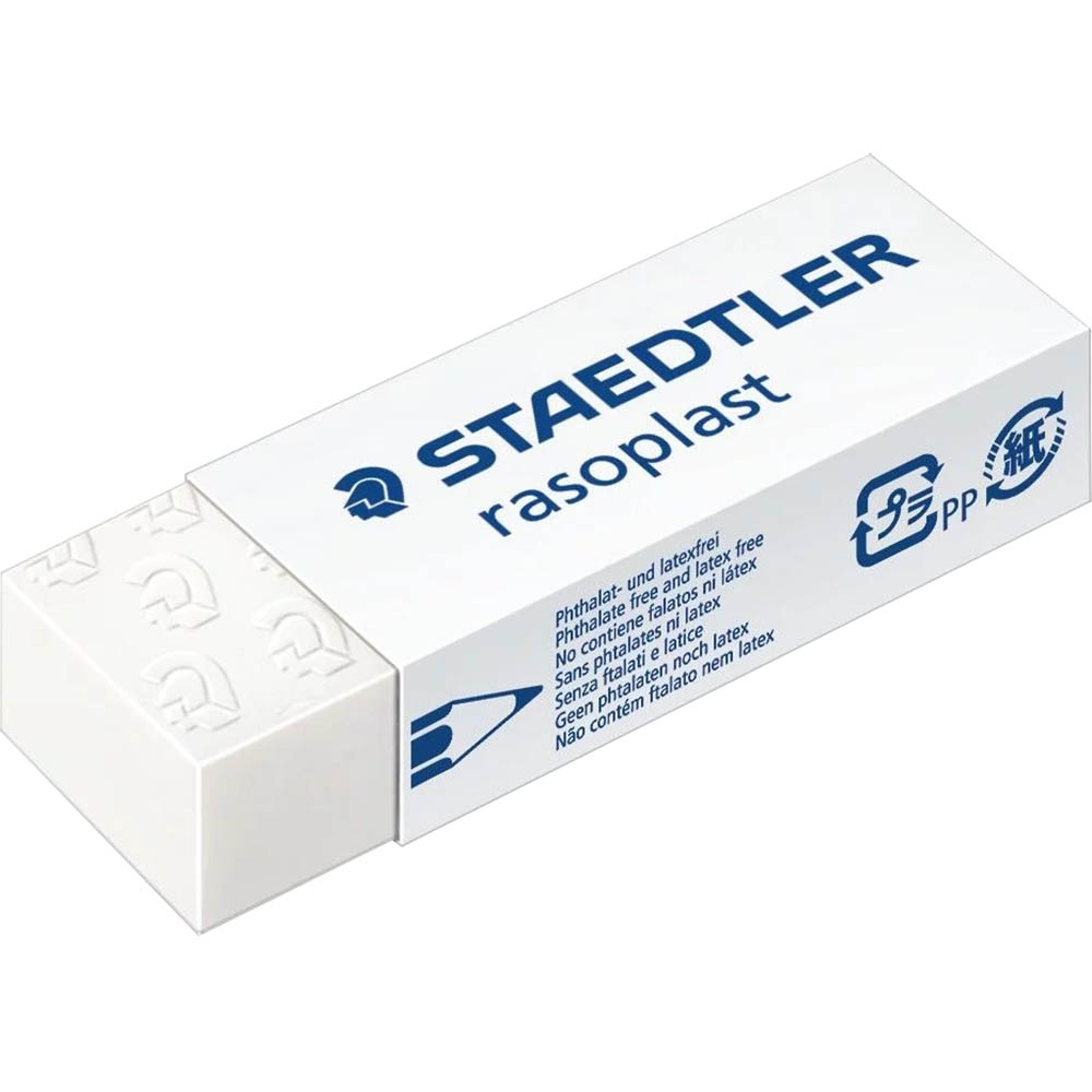 Image for STAEDTLER 526 RASOPLAST PENCIL ERASER LARGE from Ross Office Supplies Office Products Depot