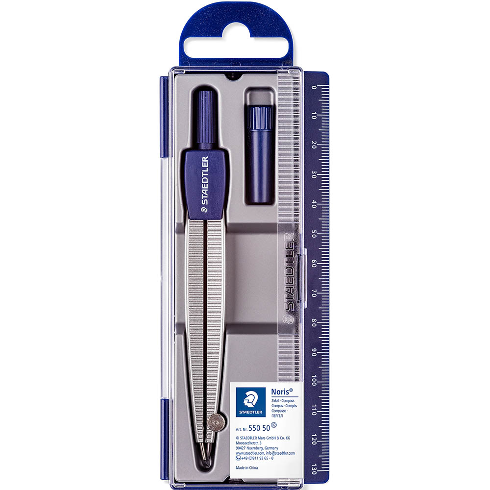 Image for STAEDTLER 550 NORIS CLUB SCHOOL COMPASS from MOE Office Products Depot Mackay & Whitsundays