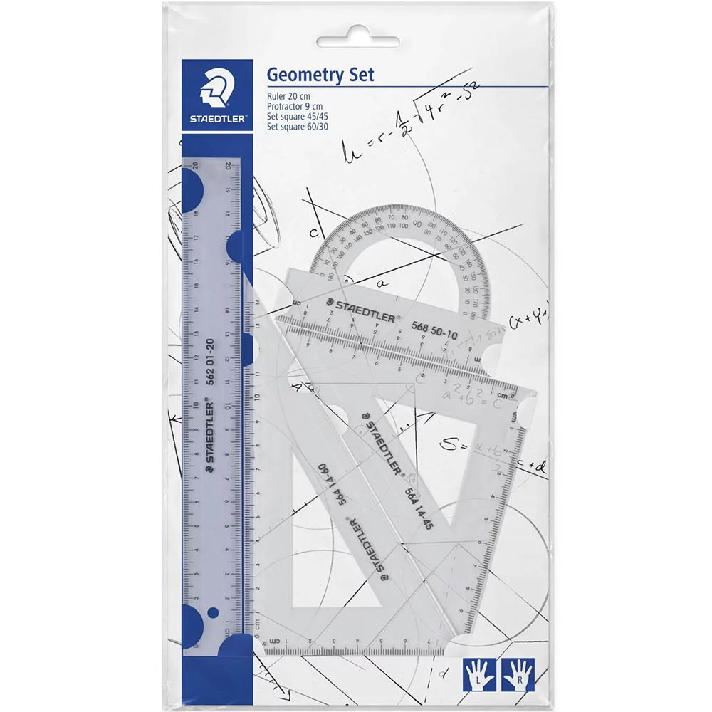 Image for STAEDTLER 569 GEOMETRY SET ASSORTED from MOE Office Products Depot Mackay & Whitsundays