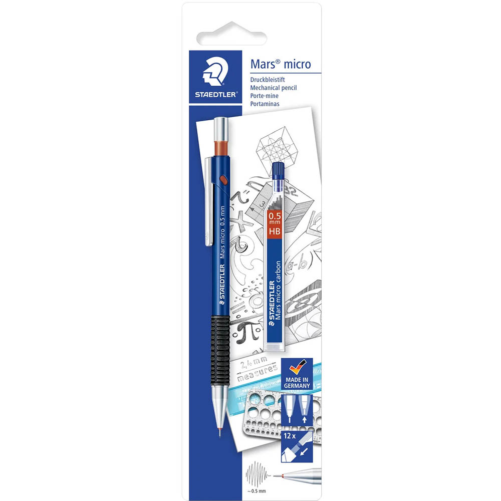 Image for STAEDTLER 775 MARS MICRO MECHANICAL PENCIL 0.5MM WITH LEADS from MOE Office Products Depot Mackay & Whitsundays