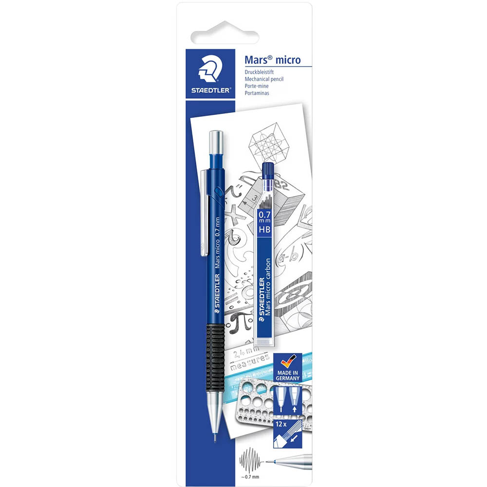Image for STAEDTLER 775 MARS MICRO MECHANICAL PENCIL 0.7MM WITH LEADS from MOE Office Products Depot Mackay & Whitsundays
