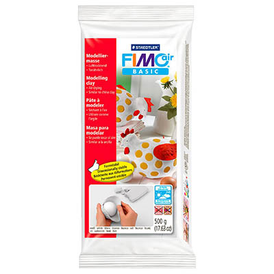 Image for STAEDTLER 810 FIMOAIR BASIC MODELLING CLAY 500GM WHITE from Office Products Depot Gold Coast