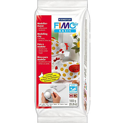 Image for STAEDTLER 810 FIMOAIR BASIC MODELLING CLAY 1KG WHITE from O'Donnells Office Products Depot