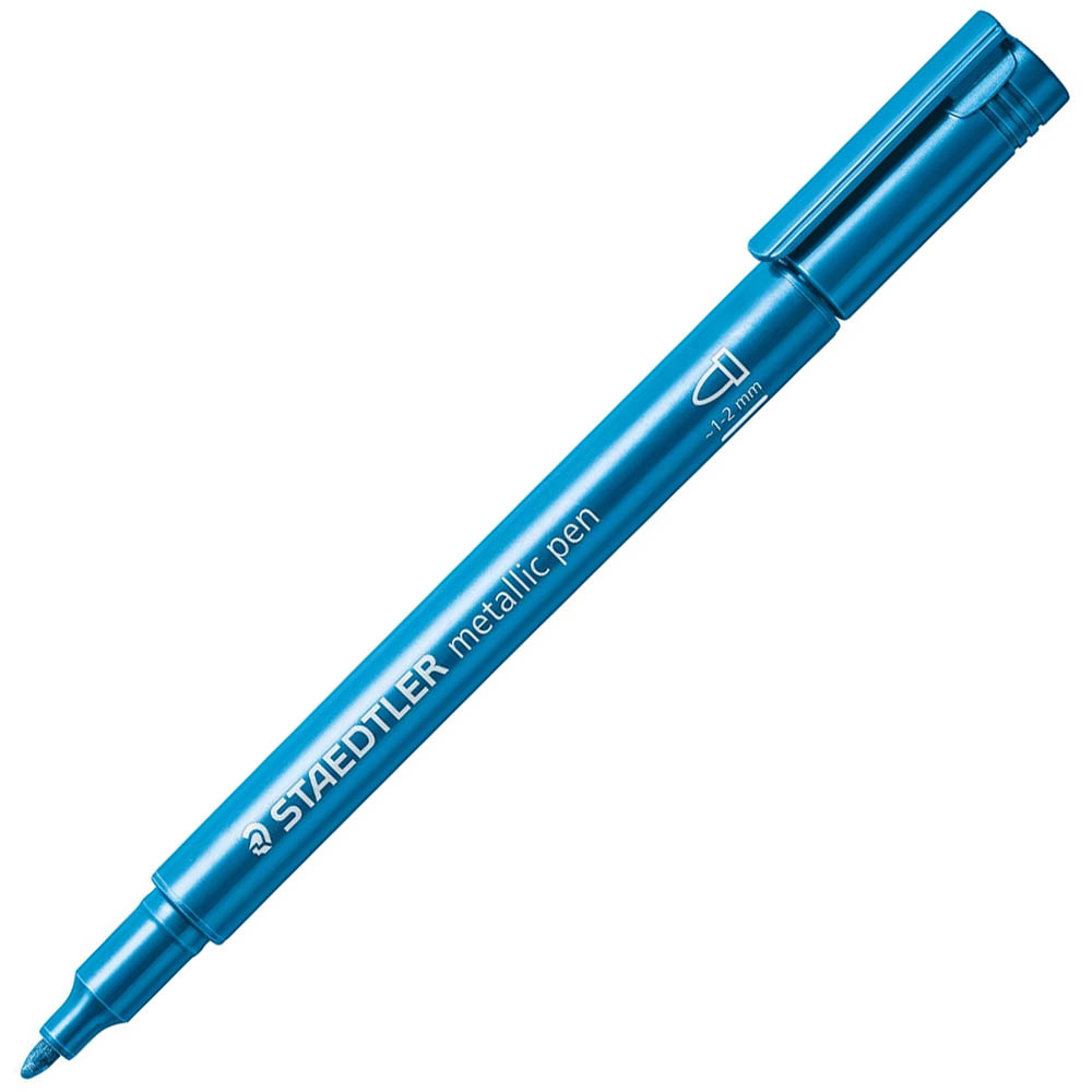 Image for STAEDTLER 8323 METALLIC MARKER BLUE from Albany Office Products Depot