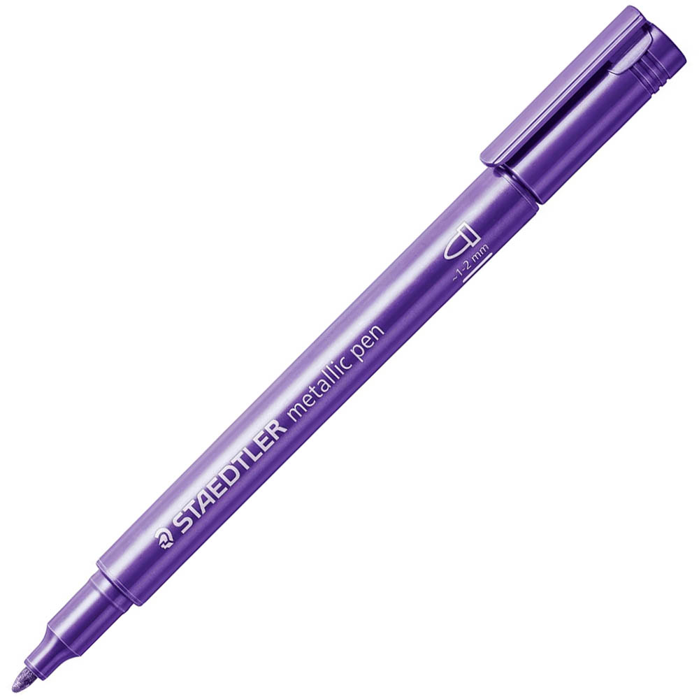 Image for STAEDTLER 8323 METALLIC MARKER PURPLE from MOE Office Products Depot Mackay & Whitsundays