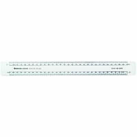 staedtler as1212-1 academy oval scale ruler 300mm clear