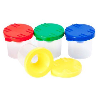 Image for EDUCATIONAL COLOURS SAFETY PAINT POT STUBBY PACK 4 from Albany Office Products Depot