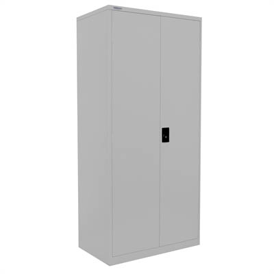 Image for STEELCO STATIONERY CABINET 3 SHELVES 1830 X 914 X 463MM SILVER GREY from MOE Office Products Depot Mackay & Whitsundays