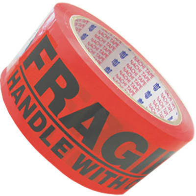 Image for NACHI MESSAGE TAPE FRAGILE 48MM X 66M ORANGE/BLACK from Total Supplies Pty Ltd
