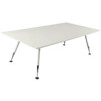 fleet board table 2400 x 1200mm white