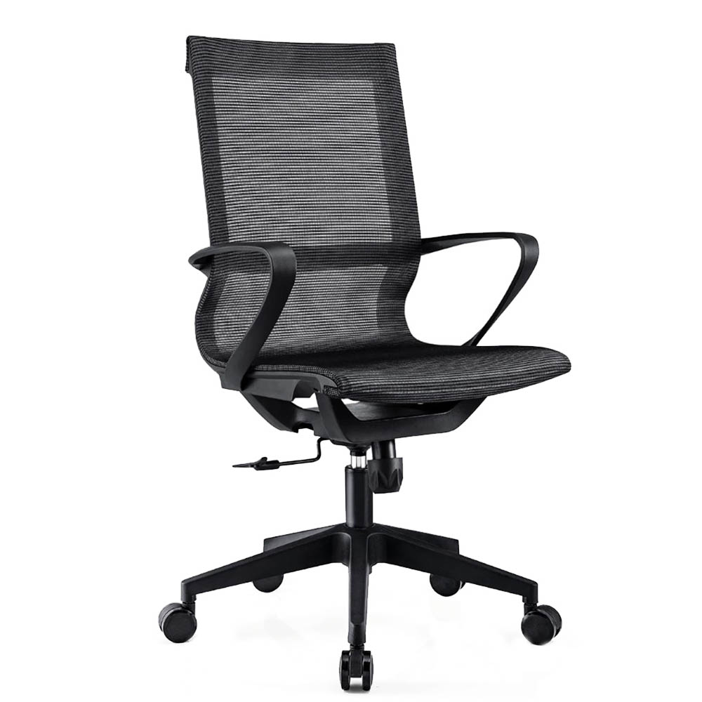 Image for SYLEX MONROE CHAIR MID BACK BLACK from MOE Office Products Depot Mackay & Whitsundays