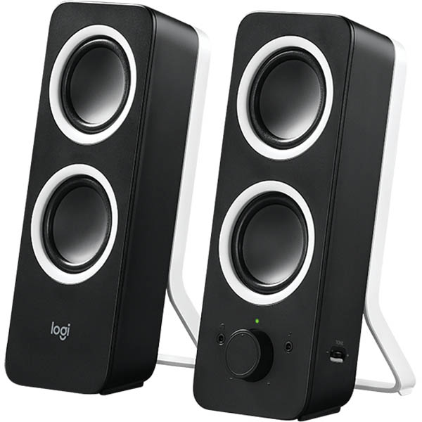 Image for LOGITECH Z200 MULTIMEDIA SPEAKERS MIDNIGHT BLACK from Margaret River Office Products Depot