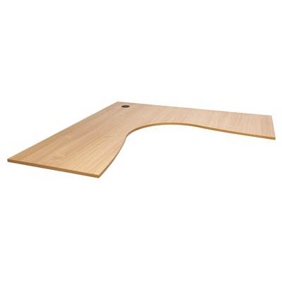Image for RAPIDLINE CORNER WORK TOP 1800 X 1800 X 700MM BEECH from Margaret River Office Products Depot