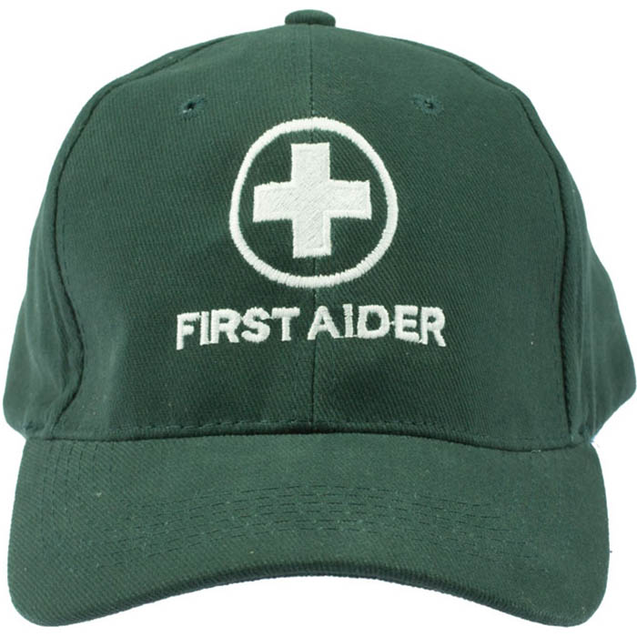 Image for TRAFALGAR FIRST AID CAP GREEN from OFFICEPLANET OFFICE PRODUCTS DEPOT