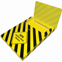 brady sds safety data sheet box wall-mounted black/yellow