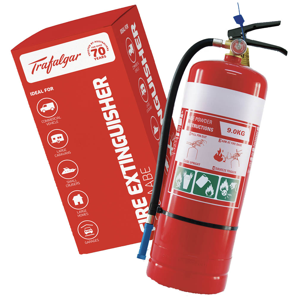 Image for TRAFALGAR FIRE EXTINGUISHER ABE DRY CHEMICAL 2.5KG from Ross Office Supplies Office Products Depot