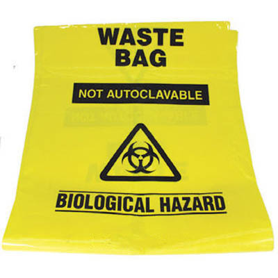 Image for TRAFALGAR CLEAN-UP BIOHAZARD BAG 450 X 750MM YELLOW from Office Products Depot Gold Coast