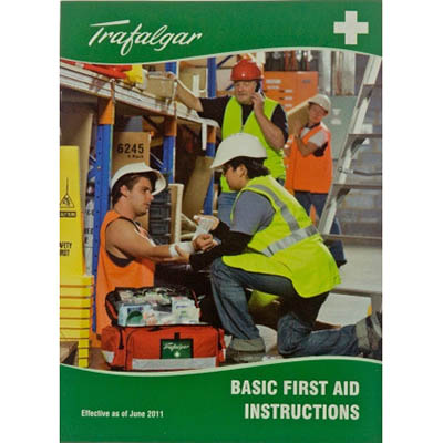 Image for TRAFALGAR BASIC FIRST AID INSTRUCTIONS BOOKLET from Total Supplies Pty Ltd