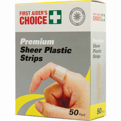 Image for FIRST AIDERS CHOICE PREMIUM PLASTIC STRIPS PACK 50 from Office Products Depot