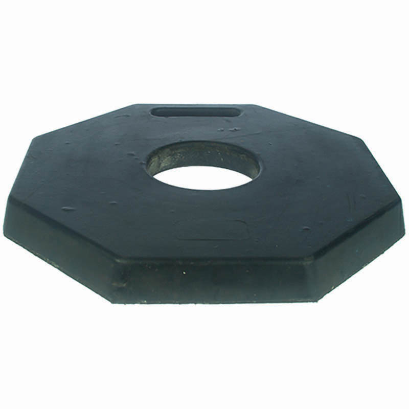 Image for BRADY BOLLARD VALUE T TOP BASE ONLY 6KG BLACK from Ross Office Supplies Office Products Depot