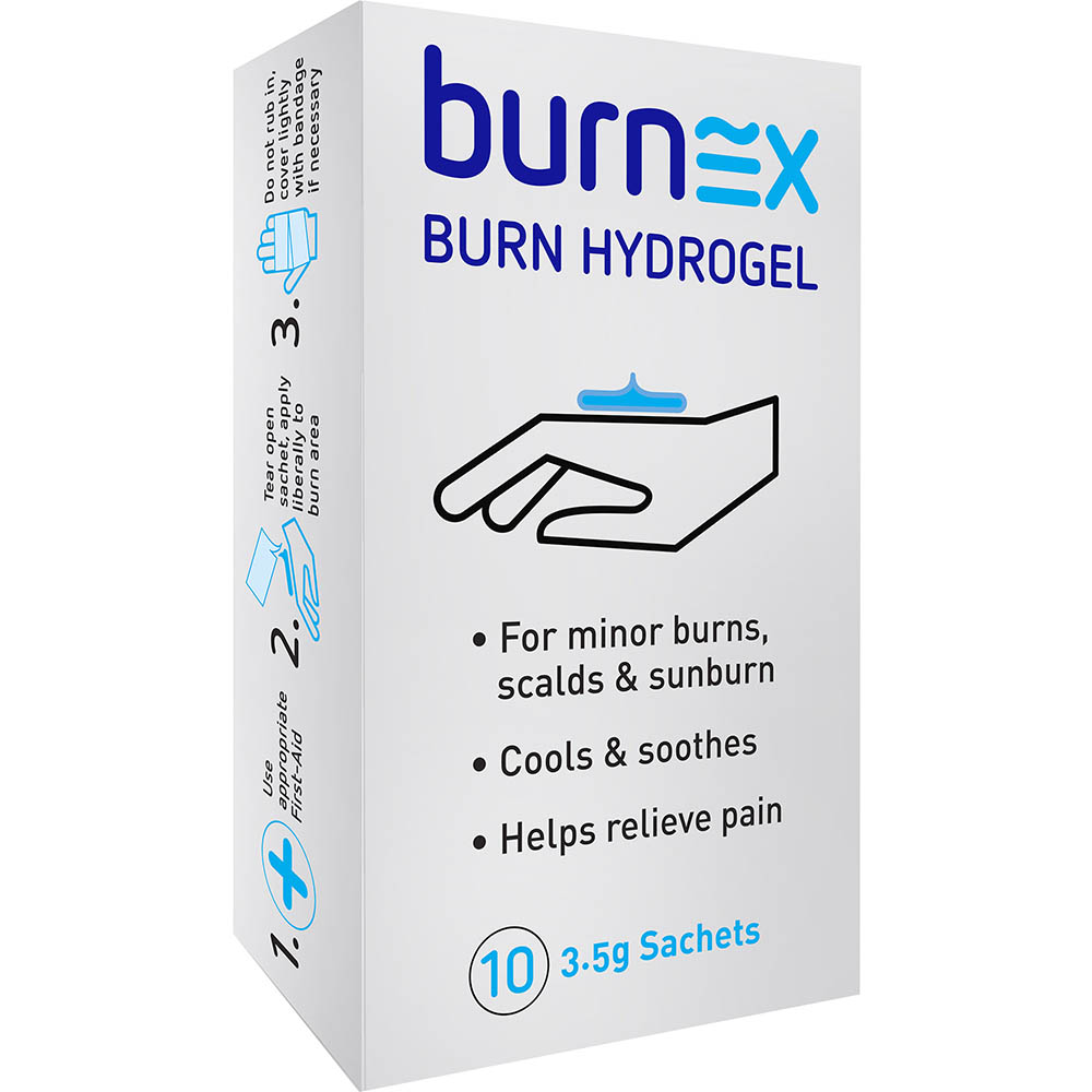 Image for BURNEX BURN HYDROGEL SACHET 3.5G from OFFICEPLANET OFFICE PRODUCTS DEPOT