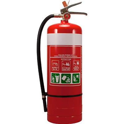 Image for BRADY FIRE EXTINGUISHER ABE DRY CHEMICAL 9KG from Margaret River Office Products Depot