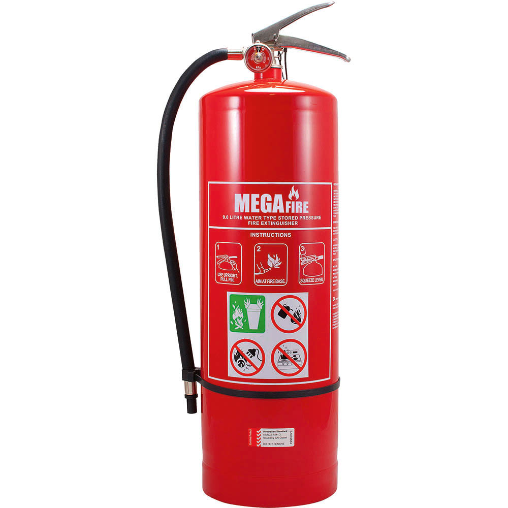 Image for BRADY FIRE EXTINGUISHER AIR/WATER 9 LITRE from Margaret River Office Products Depot