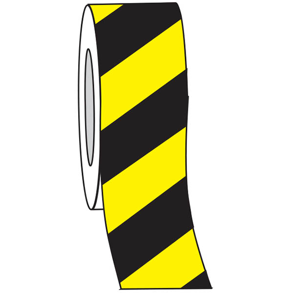 Image for BRADY ULTRA HIGH-INTENSITY EXTERIOR TAPE CLASS 1 50MM X 4.5M BLACK/YELLOW STRIPE from Margaret River Office Products Depot