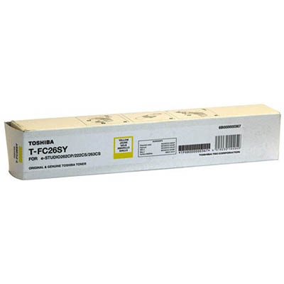 Image for TOSHIBA TFC26SY TONER CARTRIDGE YELLOW from Total Supplies Pty Ltd