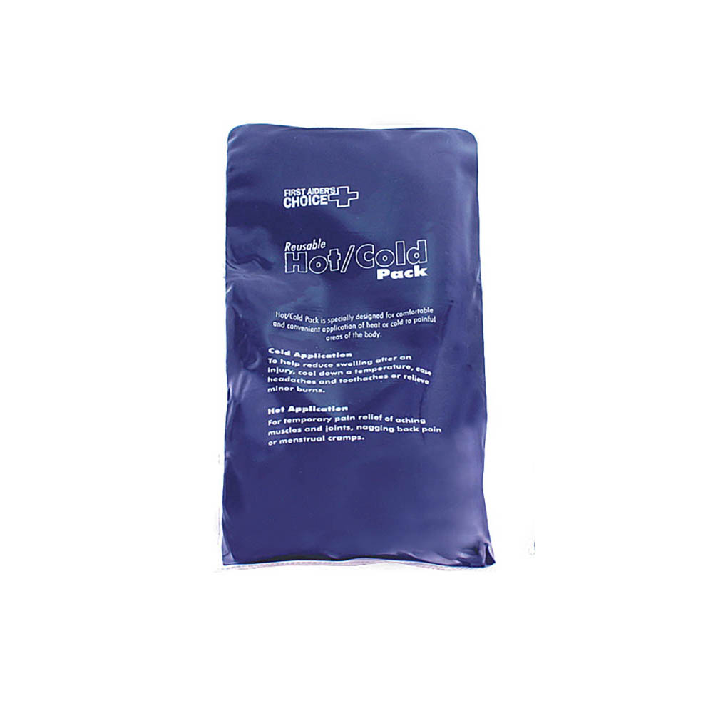 Image for FIRST AIDERS CHOICE REUSABLE DELUXE HOT/COLD PACK SMALL 130 X 280MM BLUE from Total Supplies Pty Ltd