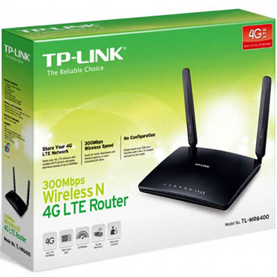 Image for TP-LINK TL-MR6400 300MBPS WIRELESS N 4G LTE ROUTER from Office Business Office Products Depot