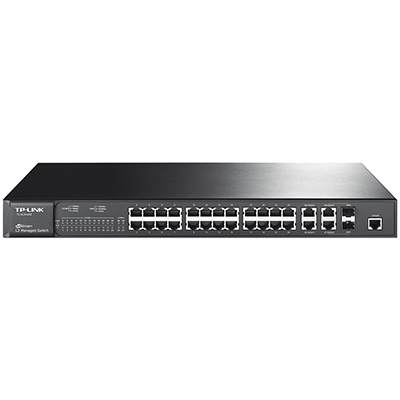 Image for TP-LINK TL-SL5428E JETSTREAM 24-PORT 10/100MBPS + 4-PORT GIGABIT L2 MANAGED SWITCH from Ross Office Supplies Office Products Depot