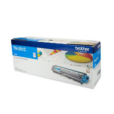 Image for BROTHER TN251C TONER CARTRIDGE CYAN from Ross Office Supplies Office Products Depot