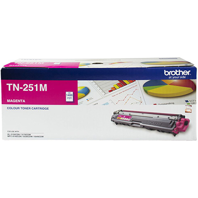 Image for BROTHER TN251M TONER CARTRIDGE MAGENTA from Albany Office Products Depot