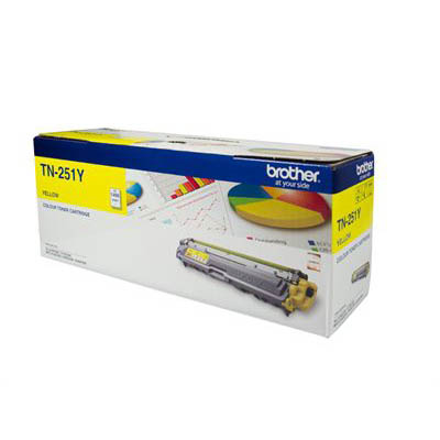 Image for BROTHER TN251Y TONER CARTRIDGE YELLOW from Office Products Depot