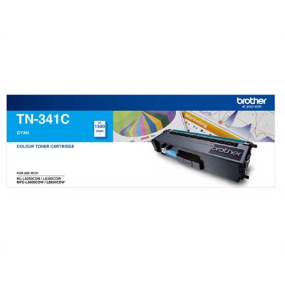 Image for BROTHER TN341C TONER CARTRIDGE CYAN from Ross Office Supplies Office Products Depot