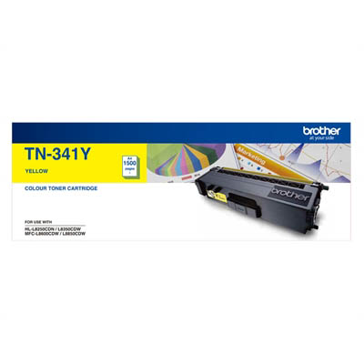 Image for BROTHER TN341Y TONER CARTRIDGE YELLOW from MOE Office Products Depot Mackay & Whitsundays