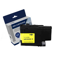 compatible brother lc3333y ink cartridge high yield yellow