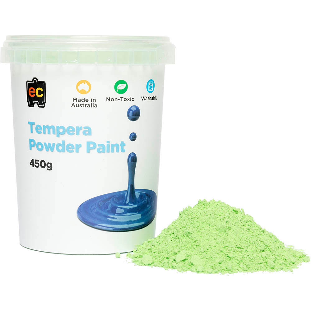 Image for EDUCATIONAL COLOURS TEMPERA POWDER 450GM GREEN from Office Products Depot Gold Coast