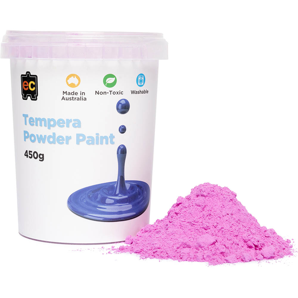 Image for EDUCATIONAL COLOURS TEMPERA POWDER 450GM PINK from Office Products Depot Gold Coast